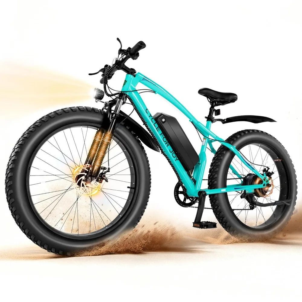 

Электровелосипед для взрослых, 70 миль/28 миль/ч, бесщеточный двигатель 1500 Вт, съемная батарея 48В 10.4Ач, Shimano 7, на заказ