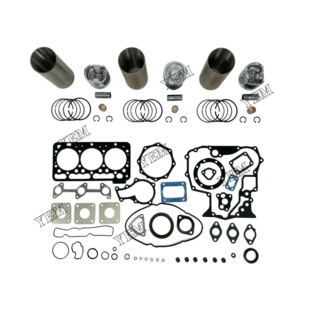 For Kubota WG972 Overhaul Kit With Gasket Set Eninge Parts