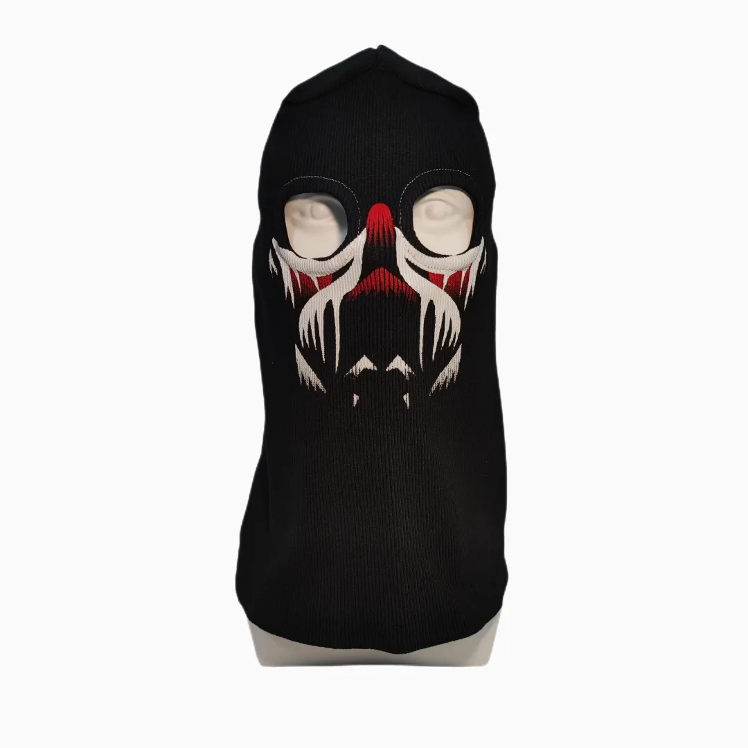 Sturmhaube Gesichts maske für Männer Frauen Voll gesichts maske Kapuze taktische Schnee Motorrad Radfahren Laufen gestrickte Mütze Pullover – Detail 11