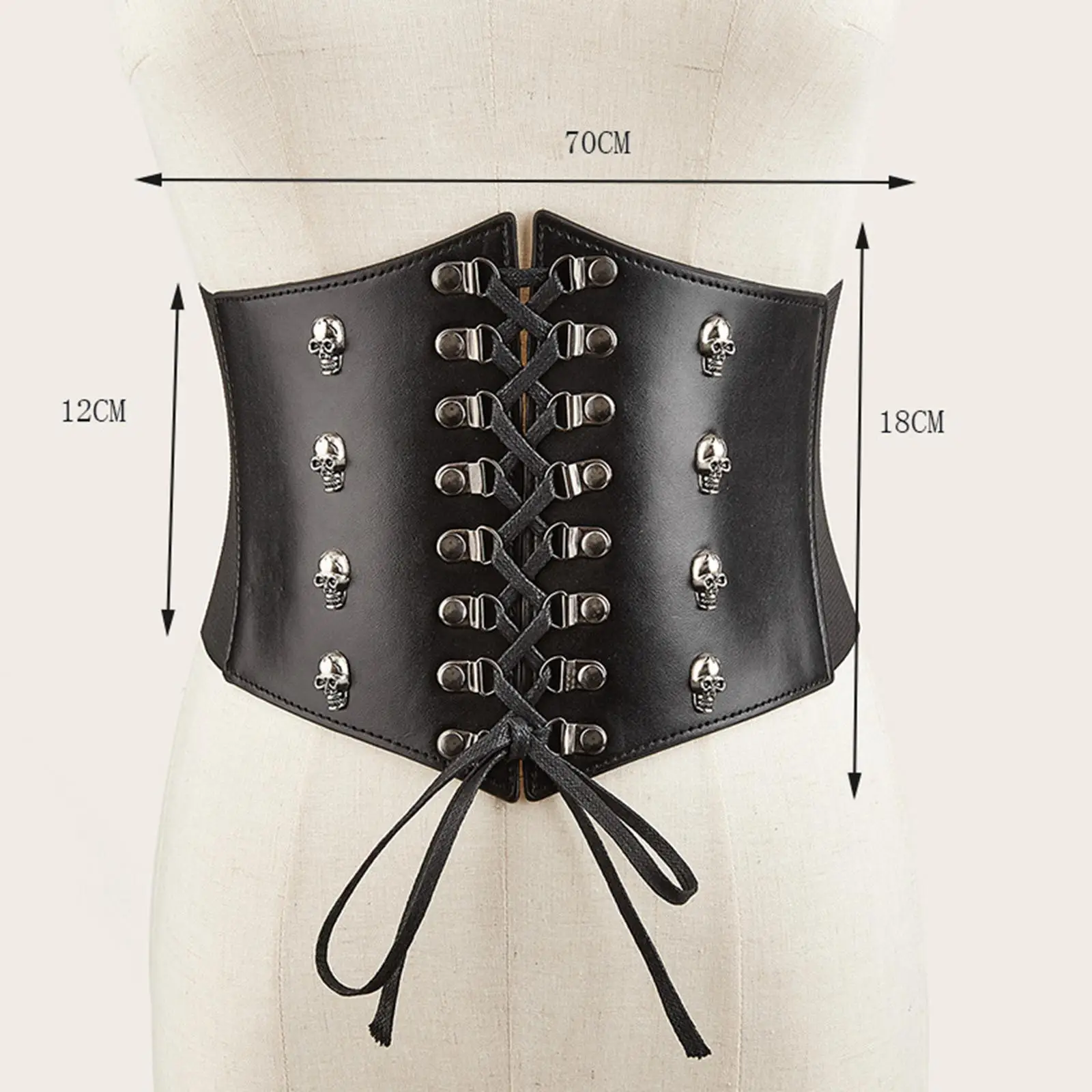 Faux leather belt Bow Waist belt Waist Elastic stretch belt Hip belt Tie belt