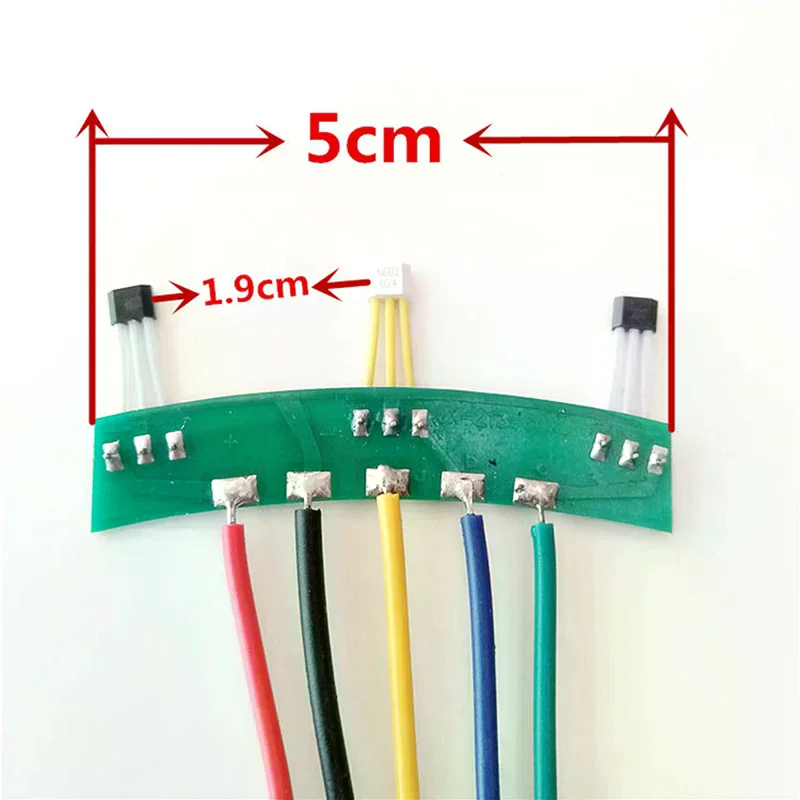2-wheels 213 60 Electric Vehicles Motor Hall Sensor with Board Cable Motor Hall Sensor Degree for Element E-bike