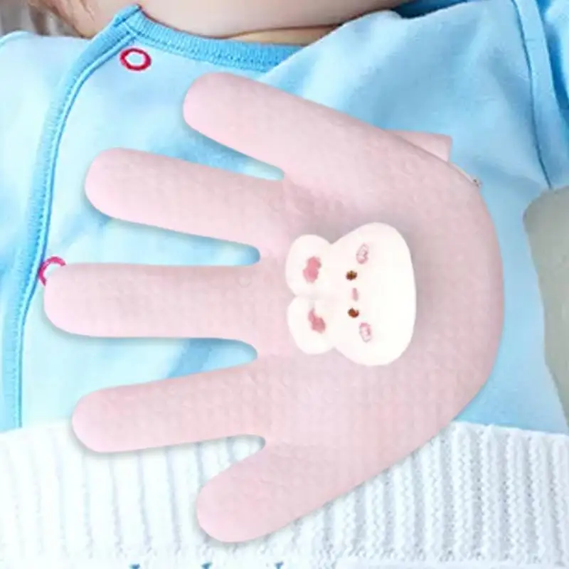 赤ちゃんのためのなだめるような手のひら枕,リモコン付き,天然の赤い豆の芯,漫画の動物の形,電気