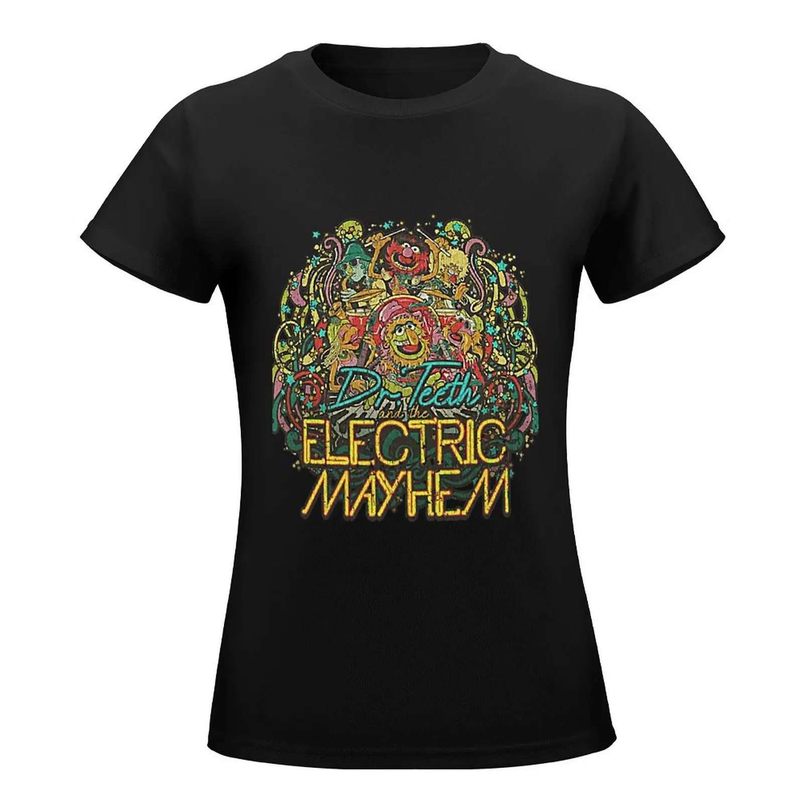 Dr. Teeth and The Electric Mayhem 1975 T-Shirt funny vintage funny t shirts for Women