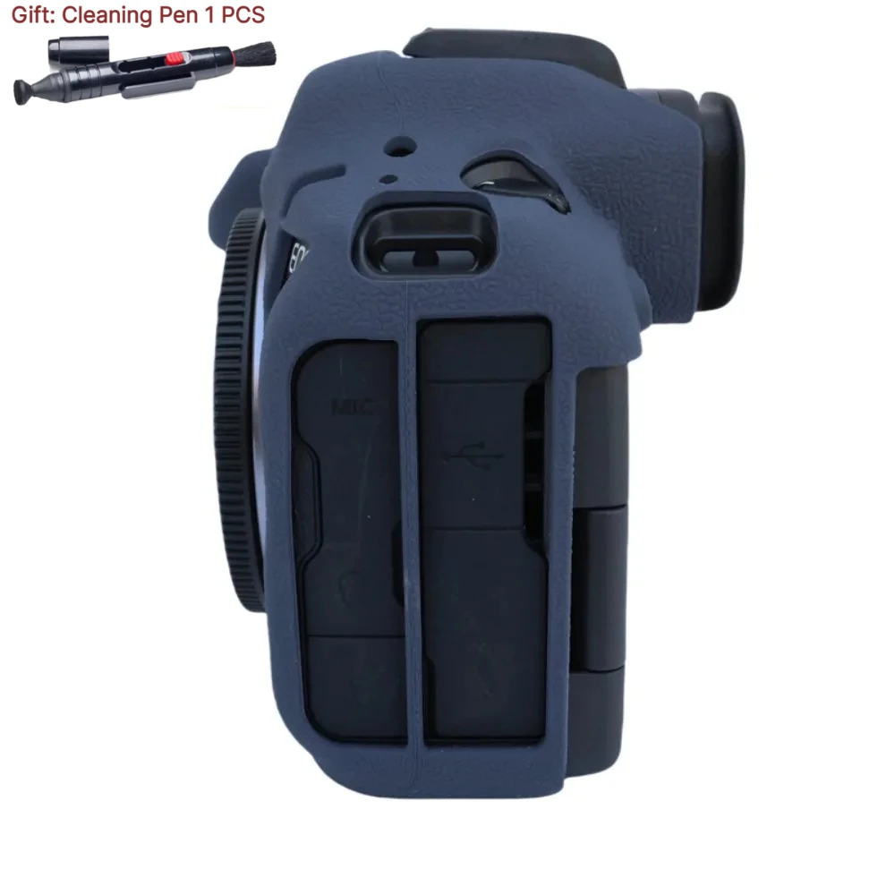 Micro single camera silicone protective case r52 camera bag soft rubber soft case bag For Canon EOS R5II +1PCS Free Cleaning Pen