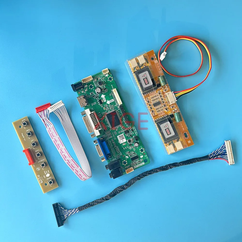 

For M220Z1 MT220WW01 MT216WW01 M190Z1 Controller Driver Board LCD Display DVI VGA 1680*1050 4CCFL Kit HDMI-Compatible LVDS-30Pin