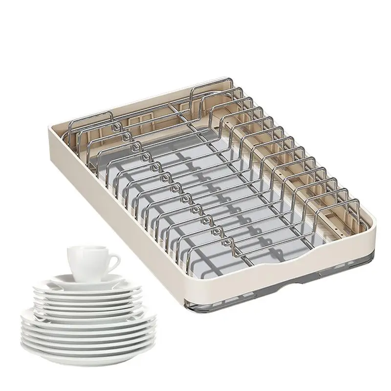 

Pull Out Drawers For Kitchen Cabinet Slide Out Dish Rack With Drainboard Drawer Organizer For Kitchen Bathroom Living Room Pantr