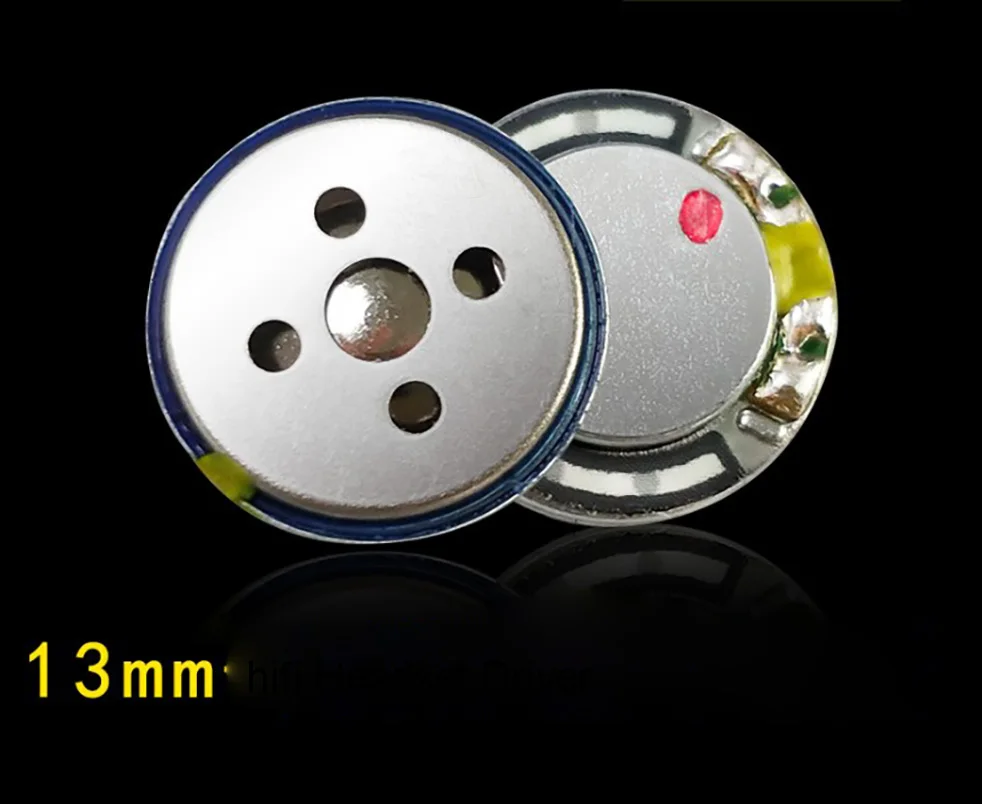 13mm Headphone Speaker Unit Replacement Parts 16Ohm For i7i8i9 TWS  Ultra-thin Earphone Drivers DIY Speakers 2PCS