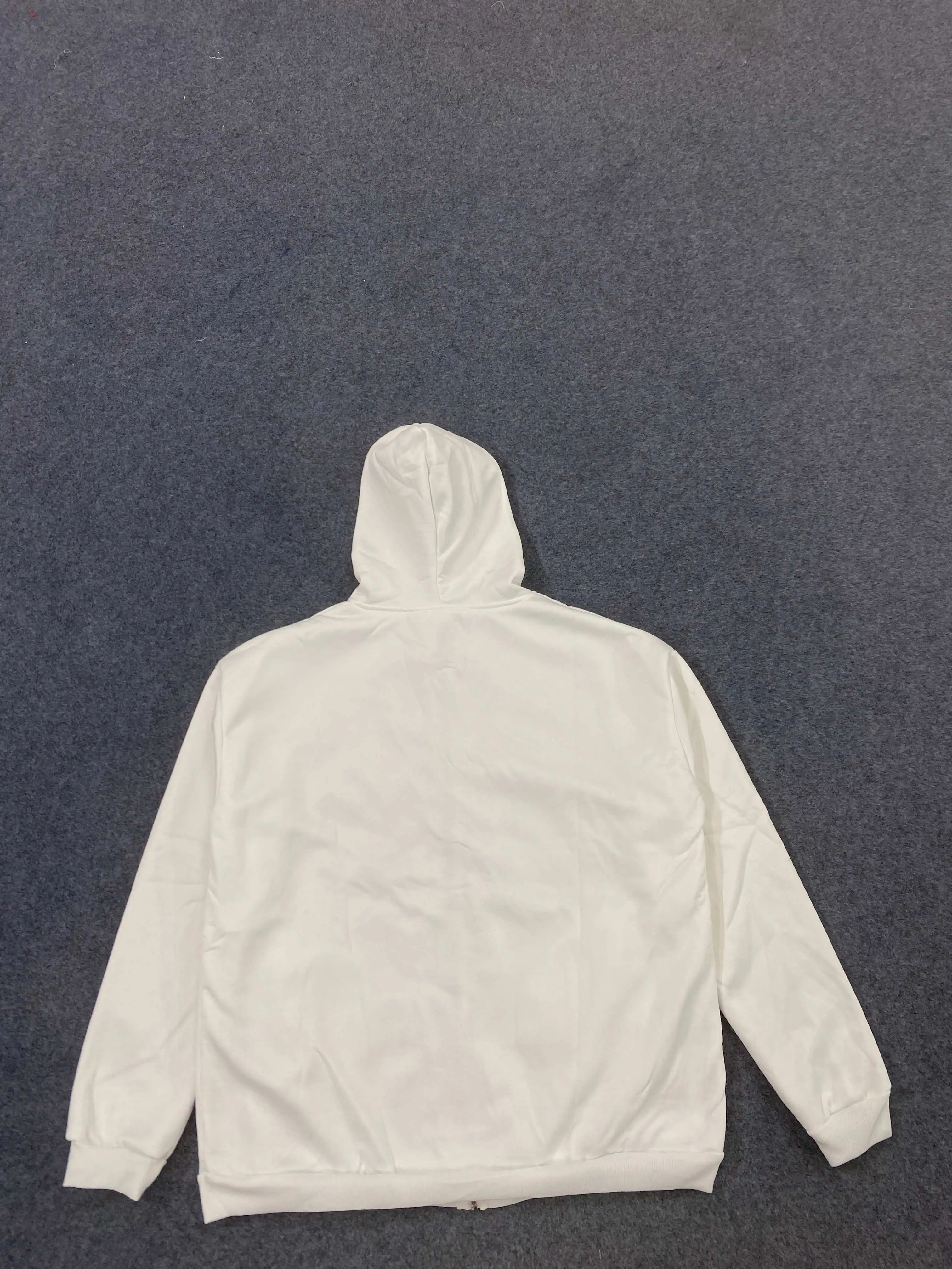 Herfst/Winter Nieuwe Straat Retro Modetrend Originele Ins Stijl Effen Kleur Rits Warme Hoodie Sweatshirt Y2k Punk Unisex