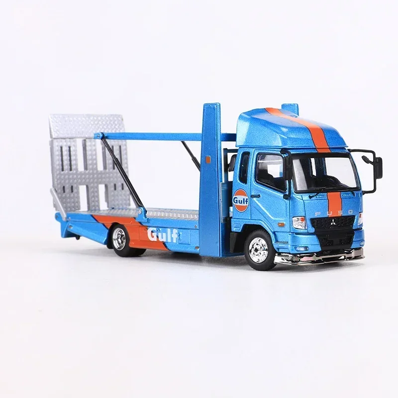 

Small toys GCD 1:64 LBWK Mitsubishi LB-TRUCKS Double-Decker Trailer Fuso Super Great Alloy Model Car