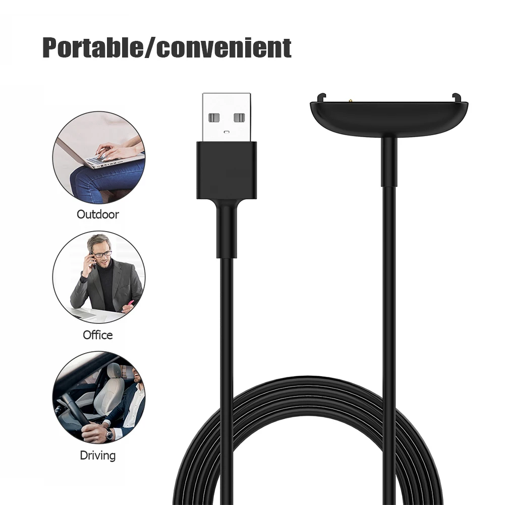 

100cm Fast Charging Adapter for Fitbit Inspire 3 Smart Watch Replaceable Charging Cable Accessories