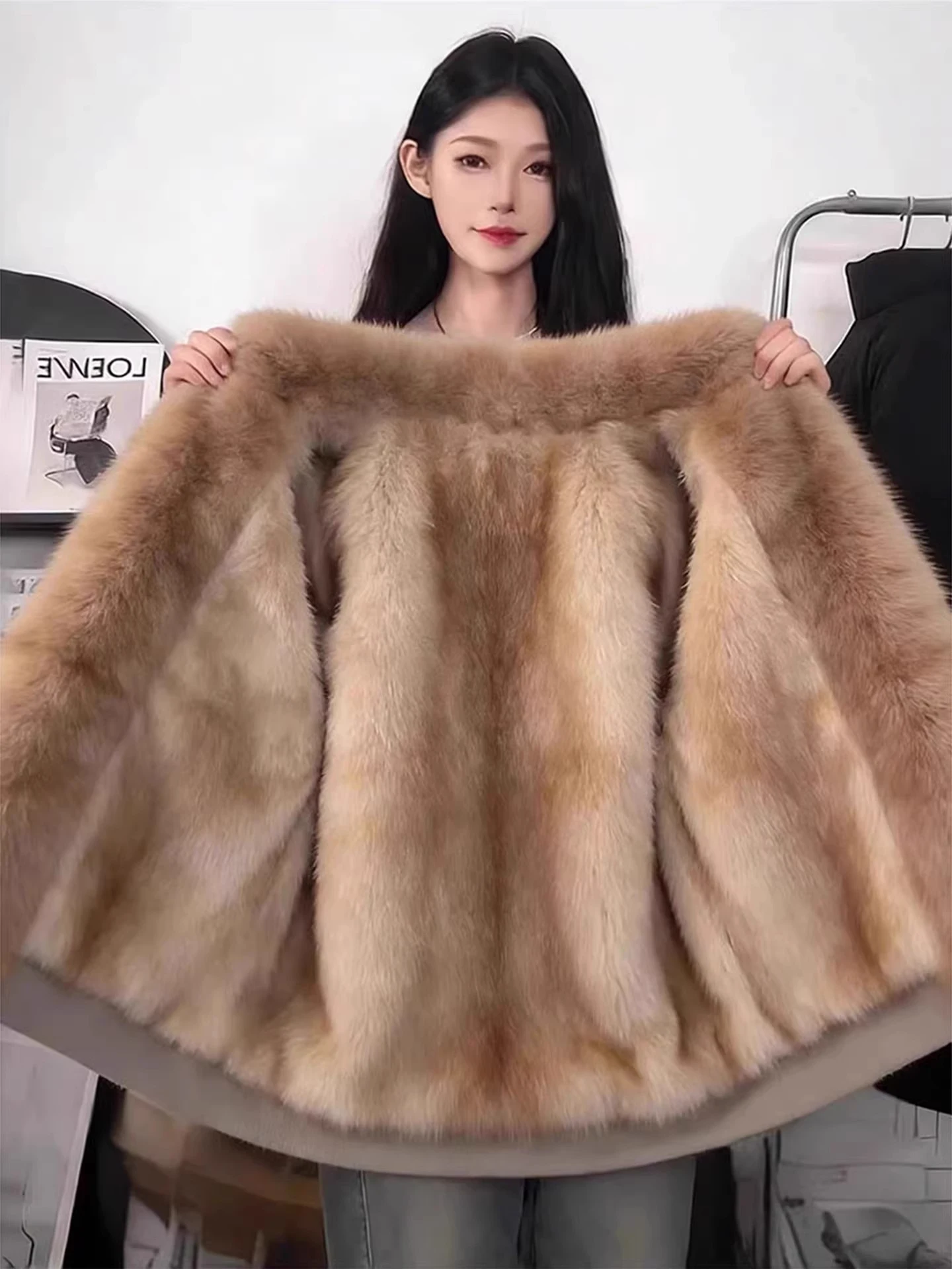 

Мужская теплая хлопковая куртка American Style с флисовой подкладкой, воротником-стойкой и шерстяными элементами, цвет синий (Aircrt Bule)