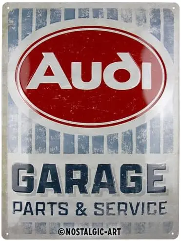 Nostalgic-Art Retro tin sign, 11.8; x 15.7;, – Garage – Gift idea for fans, made of metal, vintage design