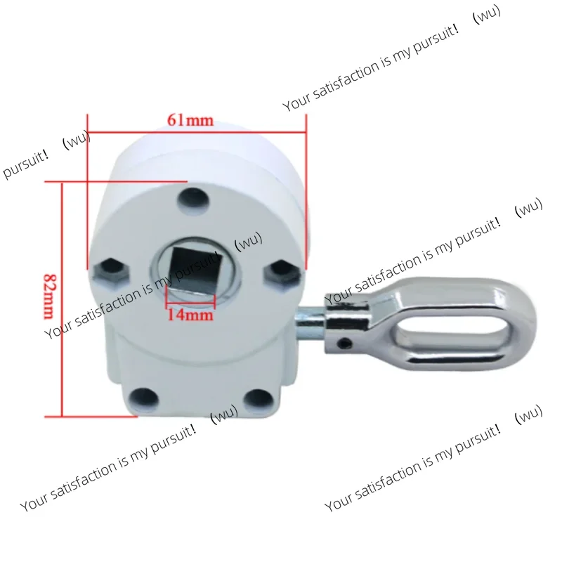 1pcs Outdoor Gearbox Awning Crank Gear Drive Worm Gear Hardware Parts for Balcony awning Apartment Retractable Roller Blind