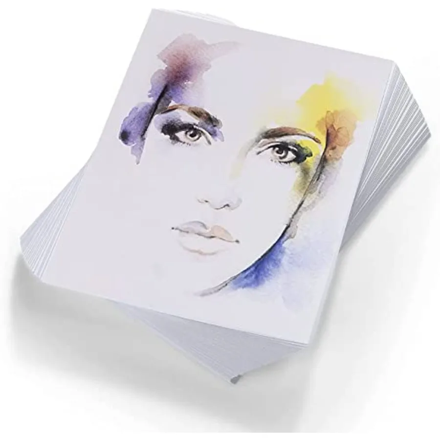 

Large Watercolor Paper Bulk, 11x14 inches, 160 Sheets 180gsm Artist Paper - Watercolors, Mixed Media, Drawing and Art Journalin