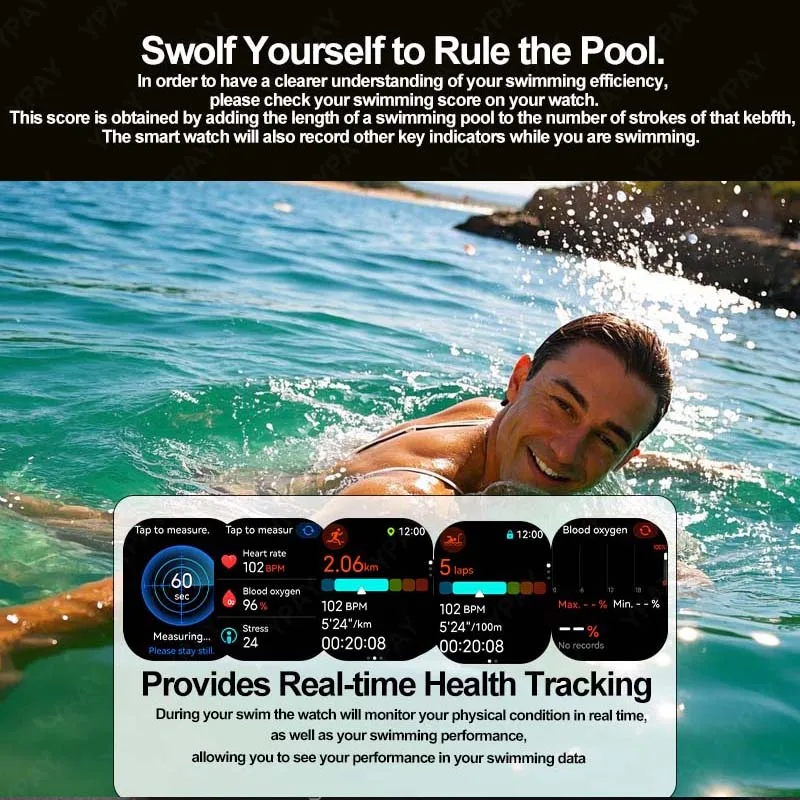 2025 New For HUAWEI GPS Smart Watch Men 10ATM IP69K Waterproof BT Call Compass Altimeter Barometric 1.96" AMOLED Smart Bracelet