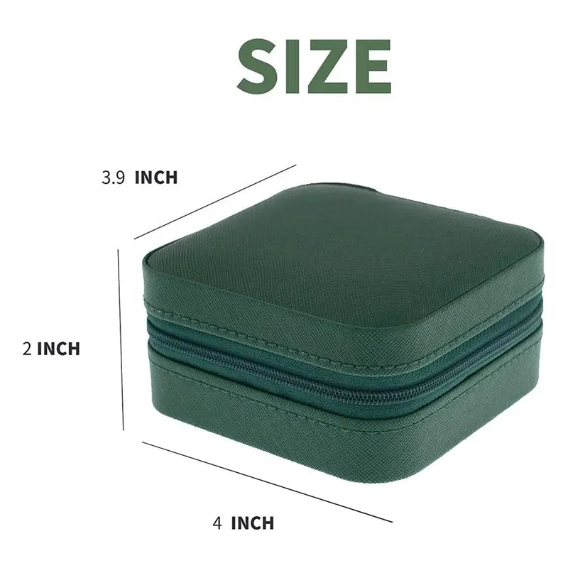 【الوانس】هدية للفتيات والنساء، حقيبة مجوهرات للسفر، صندوق مجوهرات منظم، صندوق صغير مع مرآة #6