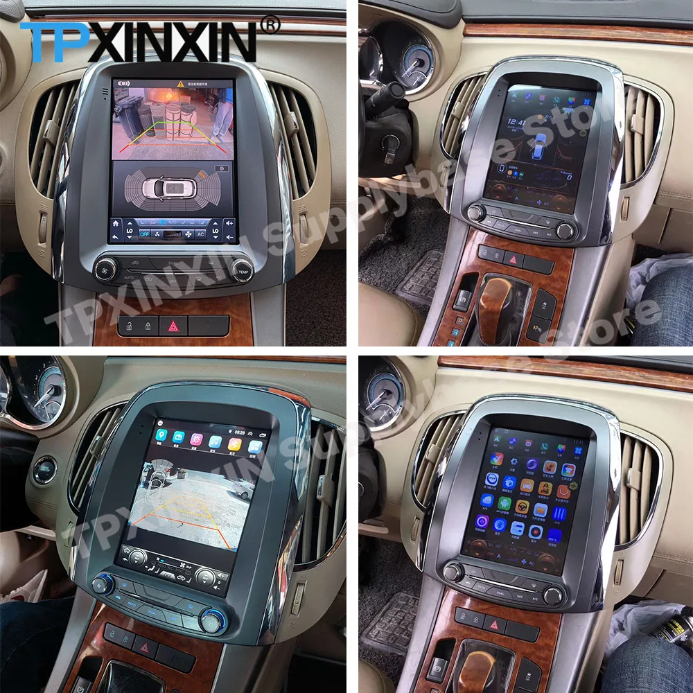 Qualcomm Tesla Radio Screen Android 11 For Buick Lacrosse 2009 2010 2011 2012 GPS Navi Receiver Player Autoradio Audio Head Unit