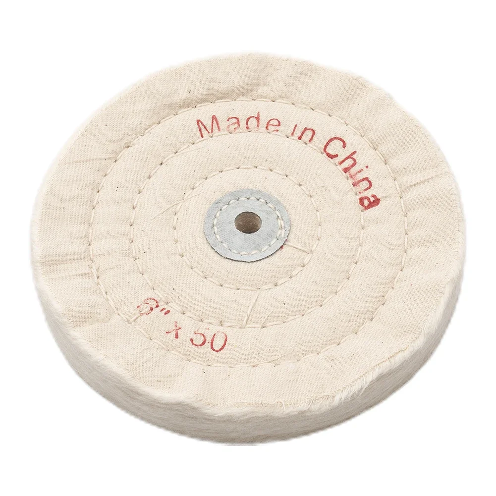 1pc150/200mmClothPolishing ล้อ Flannel Cotton Buffing Pad ทําความสะอาด Pad สําหรับเครื่องบดมุมเครื่องบดม้านั่งเครื่องมืออะไหล่