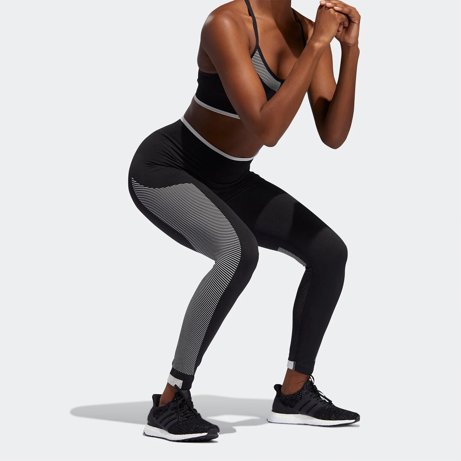 

Женские спортивные облегающие брюки Adidas Originals New Season Comfort Breathable Sports Training Tight Pants DX9305