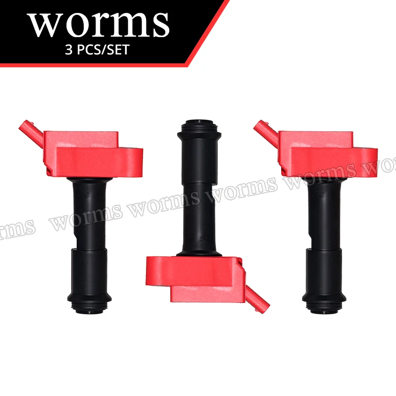 

Worms High Performance Ignition Coil Racing 3PCS Set For Ford Fiesta MK8 ST MK8.5 Focus Kuga 1.5T