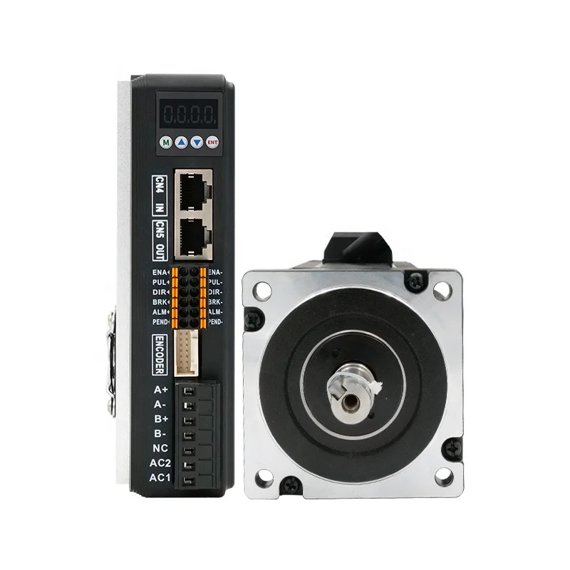 86J18118EC-1000-LS+2HCS868H Nema 34 6A High Torque High Speed Hybrid Stepper Servo Motor and Driver 220V 1000 Lines