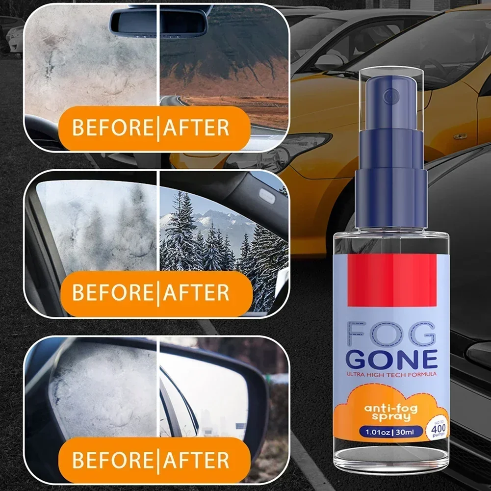 Anti-fog Spray Glass Anti Fog Coating Agent Defogger Anti-Fog Coating Spray For Long-Lasting Clear Vision On Glass And Mirrors