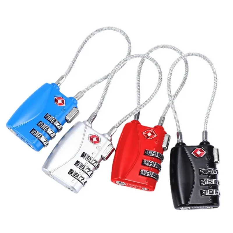 719 TSA Customs Code Lock Smart Electronic Lock for Travel Luggage Password Changeable Lock Contrast Color Design Padlock