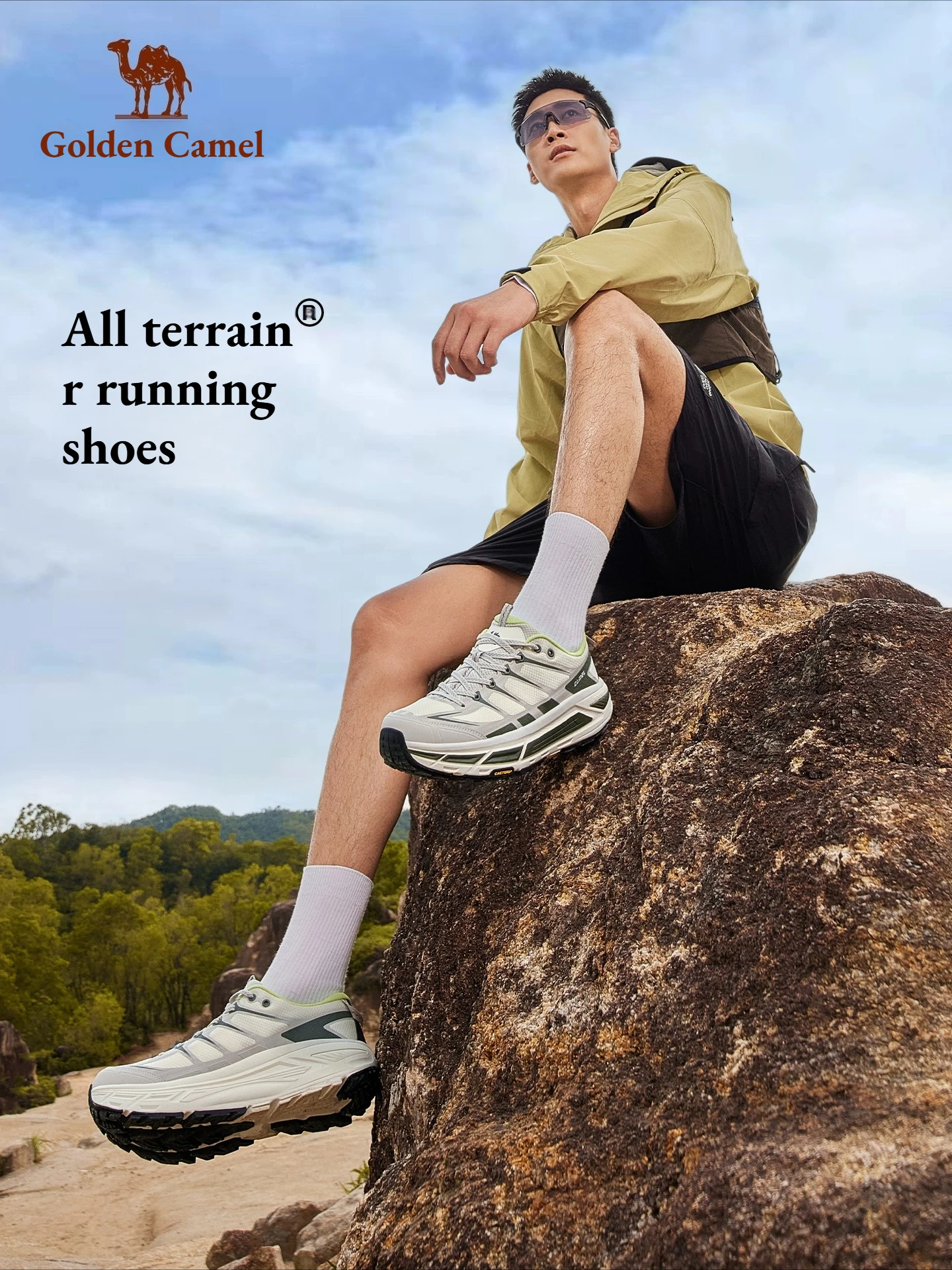 Golden Camel Men's CARBON PLATE -ZREO Running Shoes All-Terrain Outdoor Breathable Durability Anti-slip Women Training Sneakers