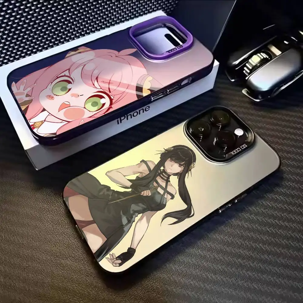 

Yor Forger Ania Anime Girl Cute Phone Case For iPhone 17,16,15,14,13,12,11,Mini,Pro,E,MAX Candy Matte