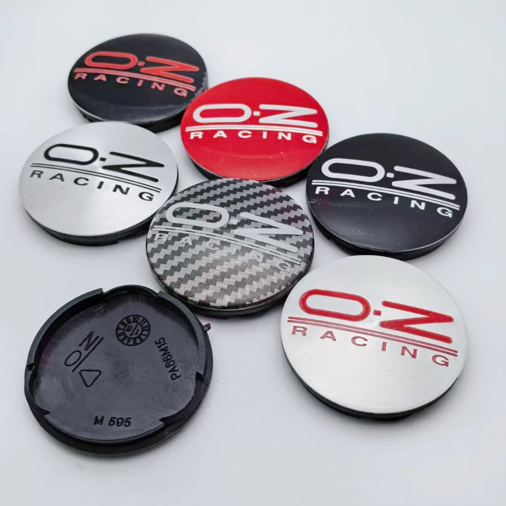 4pcs 62mm OZ Racing Logo Emblem Badge Car Wheel Center Caps Rim Hub Dust Cover Wheel Hubcaps M595 O.Z Replace Car Accessories