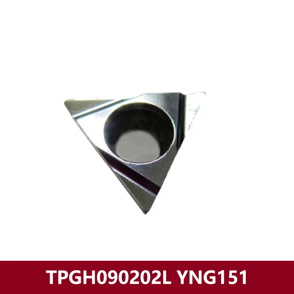 TPGH1.8(1.5)1L Original TPGH090204L YNG151 Turning Tools TPGH 090204 L TPGH090204 L Carbide Inserts CNC Lathe Cutter TPGH0902