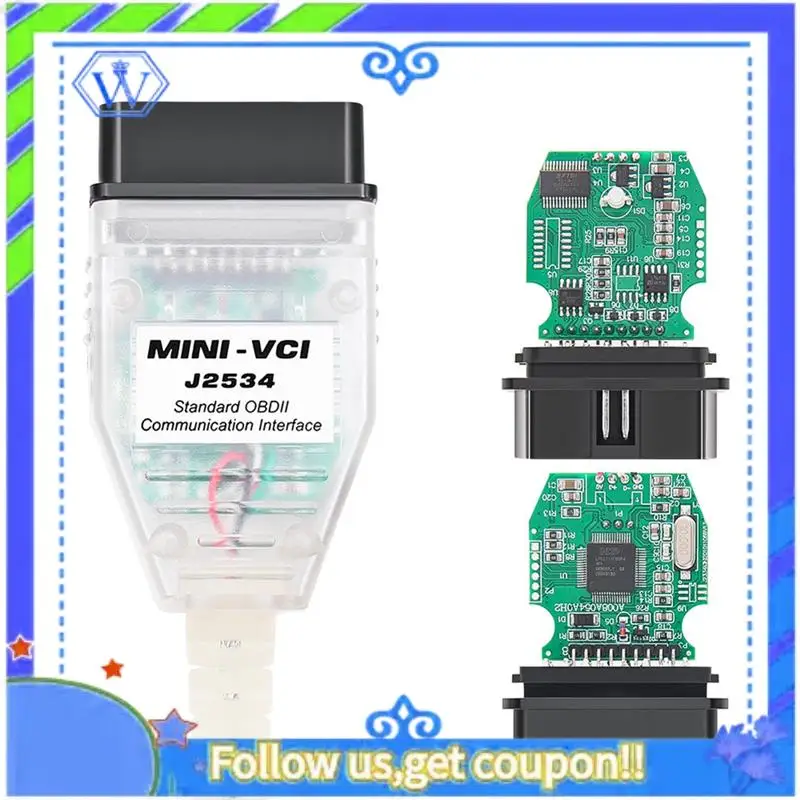 

M46K-Mini Vci для Toyota TIS Techstream V18.00.008 Minivci FTDI для J2534 автоматический сканер OBD OBD2 автомобильный диагностический кабель