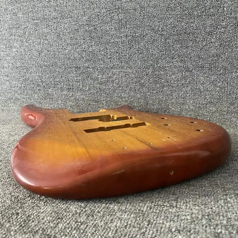 kB401 Active PJ Bass Unfinished Electric Bass Body Cherryburst Color Right Hand Solid Wood Stock Items DIY Guitar Parts - view 2