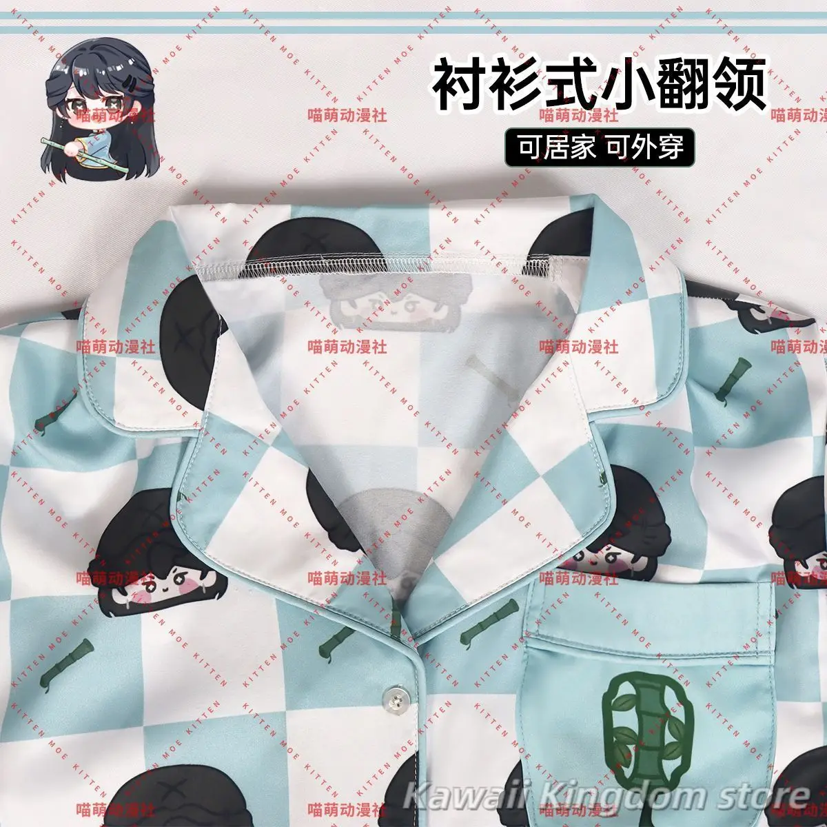 Game Identity V Qi Shiyi Anime Cosplay Kostuum Zomer Pyjama T-shirt Shorts Thuis Jurk Mannen Vrouw