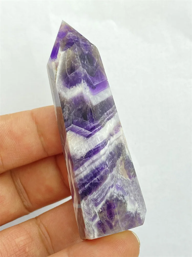 

Natural Fantasy Amethyst Crystal Tower Healing Adaptive Gemstone Wicca Healing Reiki Wand Home Decor Holiday Gift