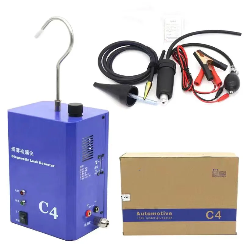 

C4 Car Smoke Leak Detector Engine Maintenance Air Intake Leak Detector Exhaust Three-In-One Catalytic Leak Detector Equipment