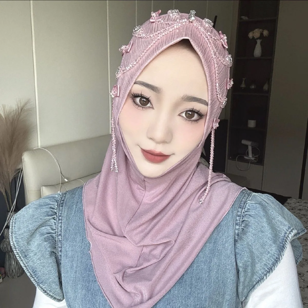 Hijab Muslim Women Shawl Headscarf Freeshipping Luxury Tassels Scarf Malaysia Prayer Kufi Islam Saudi Arabia Fashion New 05209