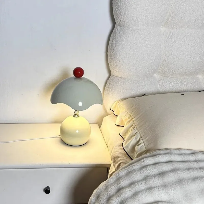 for 2026 New Eggshell Desk Lamp Bedroom High End Light Luxury Bedside Master Bedroom Wedding Long Light A Pair of Gift Night