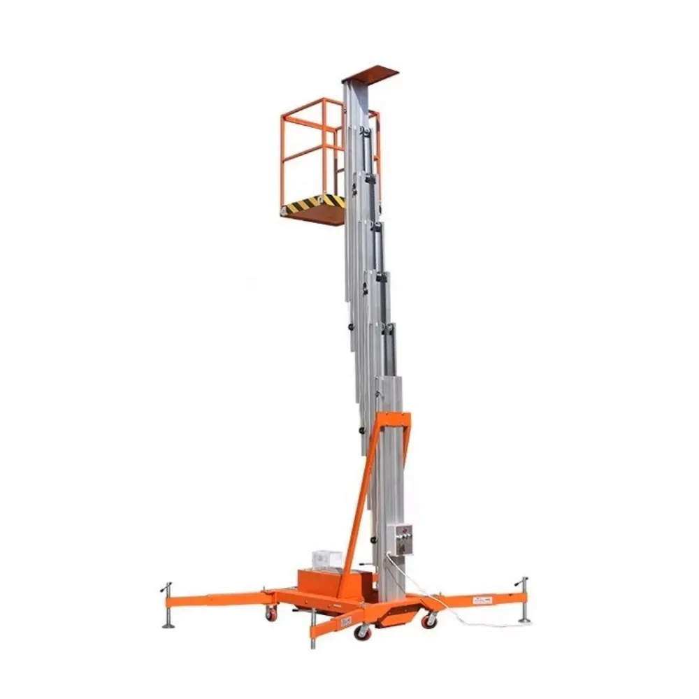 Mast Lift Platform for Aerial Work Dual Column Lifting Platform Hydraulic Manlift