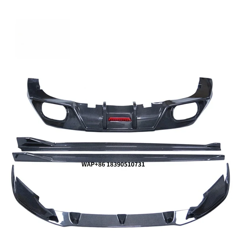 

For Z4 G29 MP Style Carbon Fiber Body Kit Front Bumper Lip Side Skirts Diffuser Spoiler