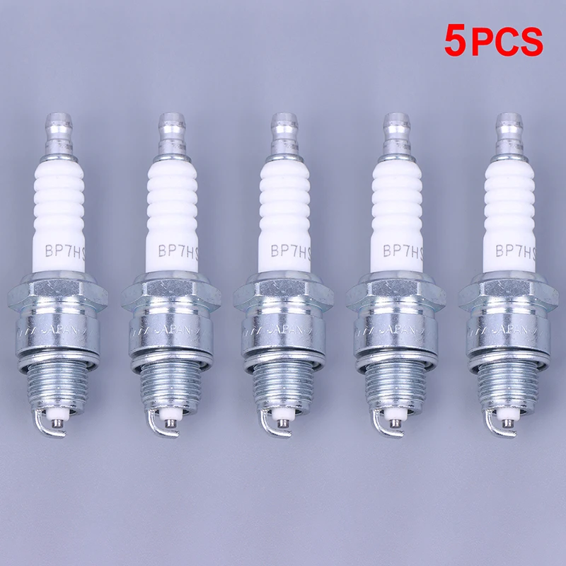 1/3/5PCS Iridium Spark Plug BP7HS Spark Plug Outboard Engine Spark Plug For 2 Stroke Boat Outboard Engine Motor