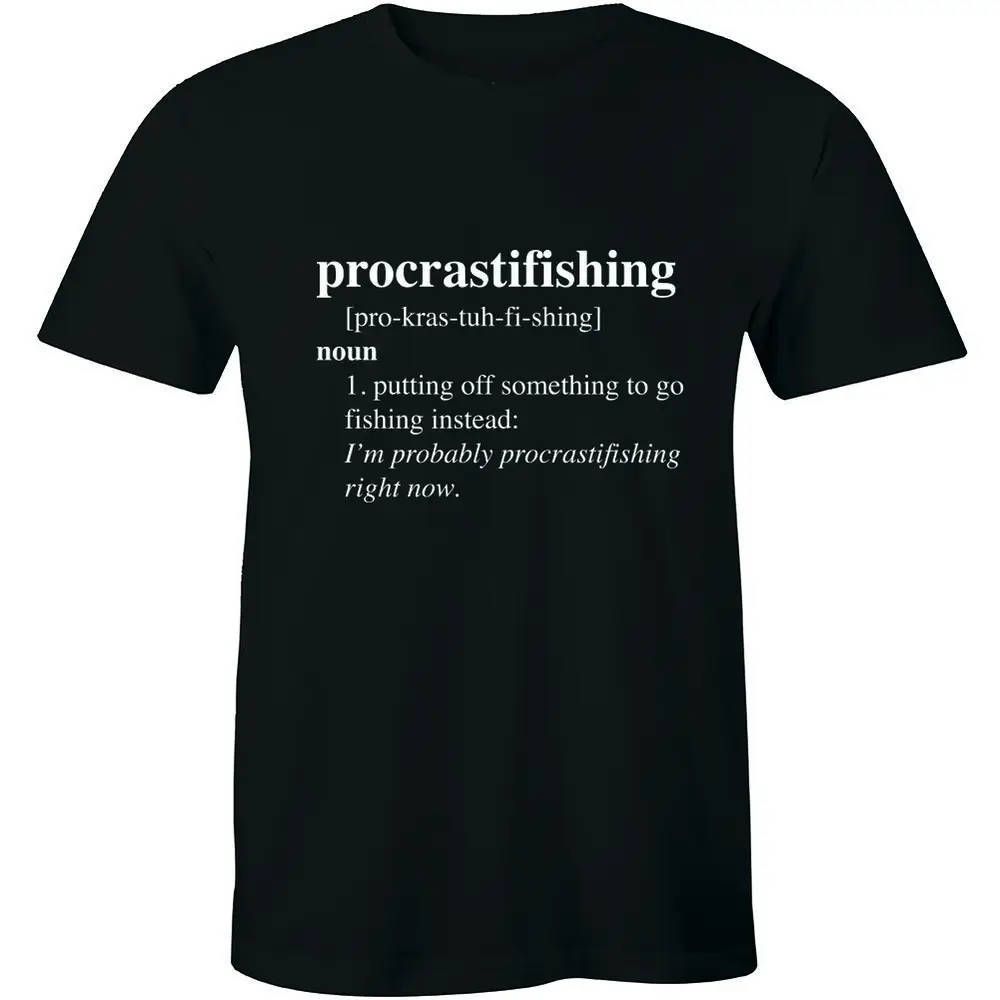 Procrastifishing Noun - Funny Outdoor Fish Lover Shirt Men's T-shirt Tee