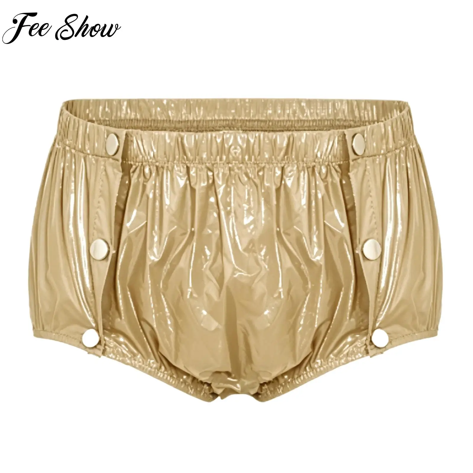Kids Girls Incontinence Diaper Cover Shorts Elastic Waistband Press Buttons Water Resistant Reusable Swim Diaper Shorts Beach