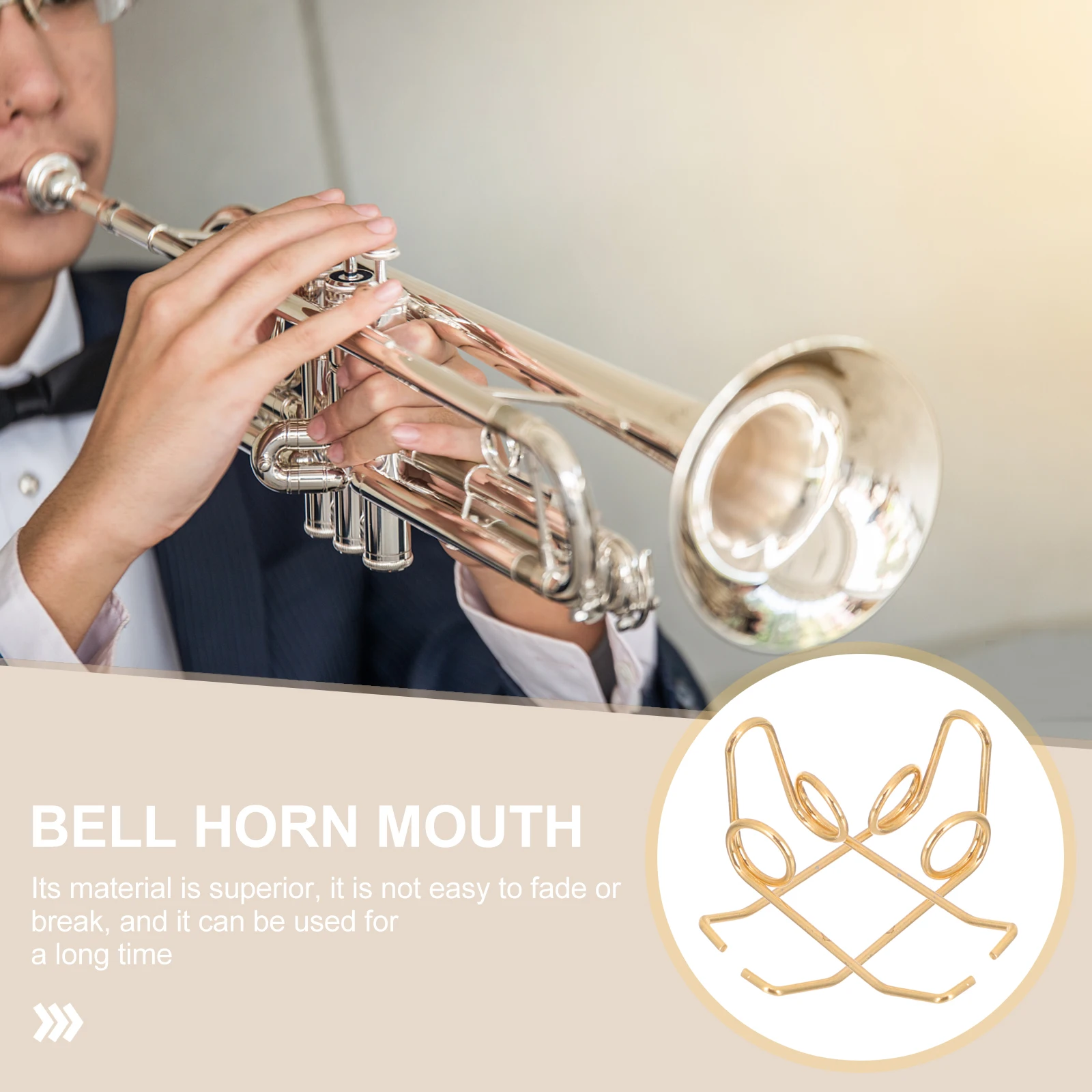 

20Pcs Trumpet Water Key Spit Valve Spring Metal Replacement Parts Durable Brass Instrument Accessories Repair Supplies