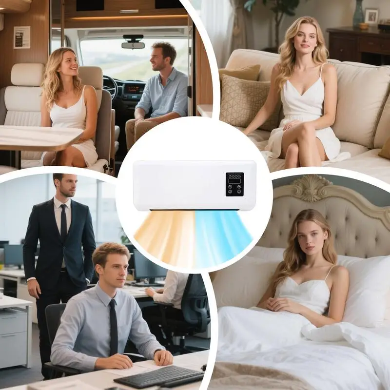 Ductless Portable Air Conditioners Heating And Warm Ductless AC Wall Mounted Inverter System Remote Control Portable AC