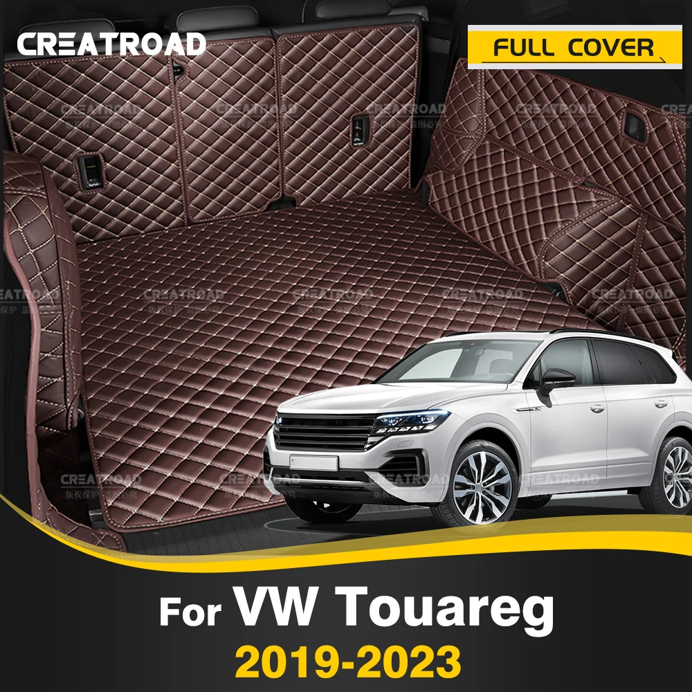 

CREATROAD для VW Touareg 2019-2023 2022 2021 2020, авто полное покрытие, коврик для багажника, автомобильный чехол, аксессуары для интерьера