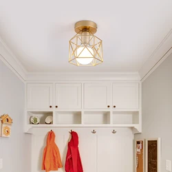 Nordic Minimalism Gold Shade home decoration ceiling lights Metal Household Accessories ceiling Lmap lamp