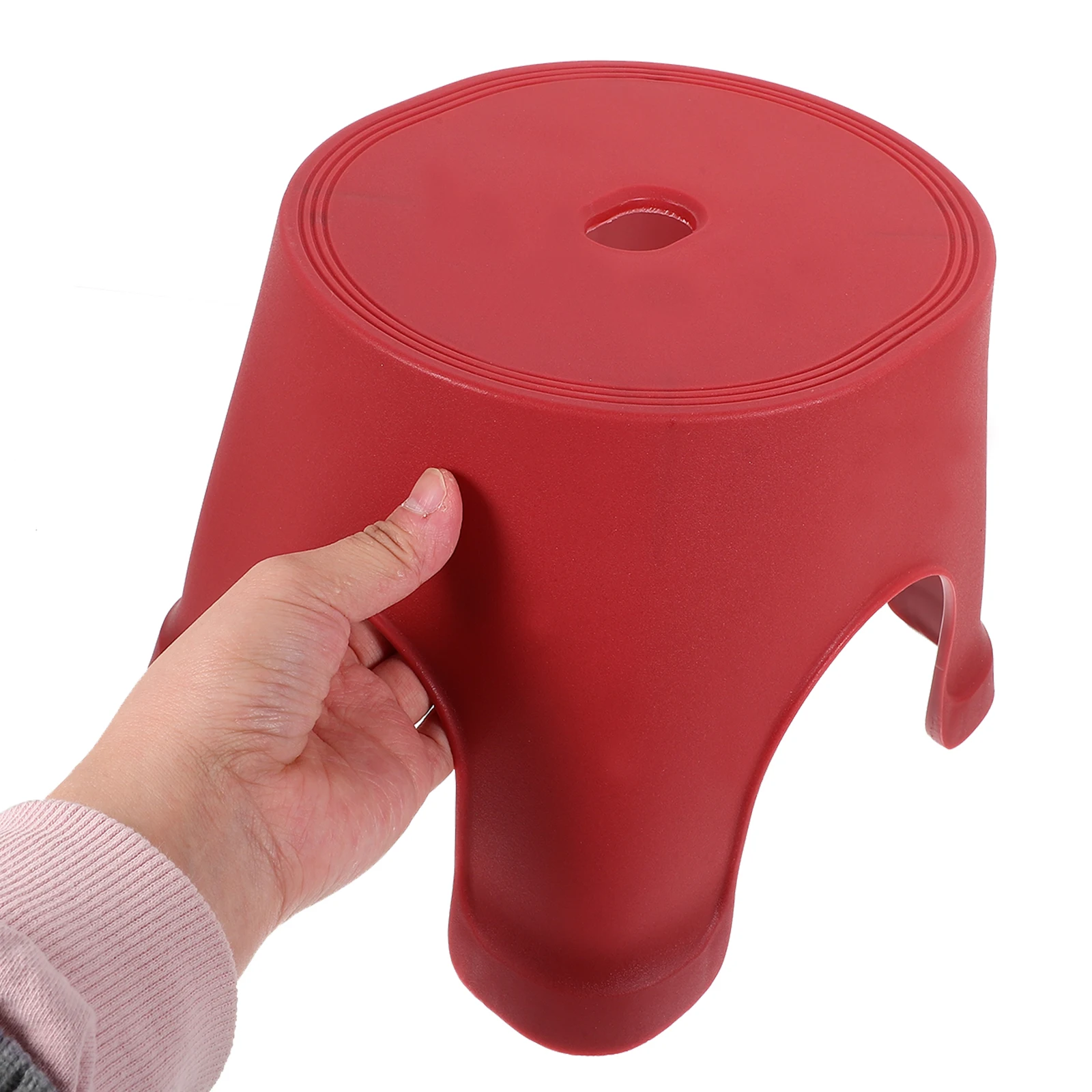 Non-Slip For Toddler Bathroom Plastic Footstool Pp Material Safe Sturdy Home Use Living Room Bedroom Office