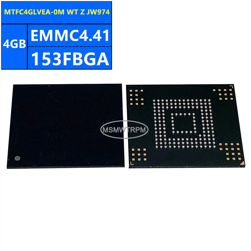 

MTFC4GLVEA-0M WT Z JW974 EMMC4.41 4GB 153FBGA Memory Chip IC Electronic Components New Original
