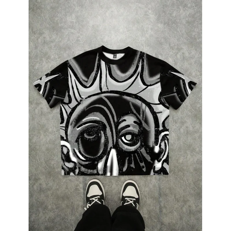 

T-shirts Men Short Sleeve Tee T-shirt Men Summer Clothes Man Gym Tshirt Top Y2k Graphic Tee Streetwear Clothing Men's T Shirts